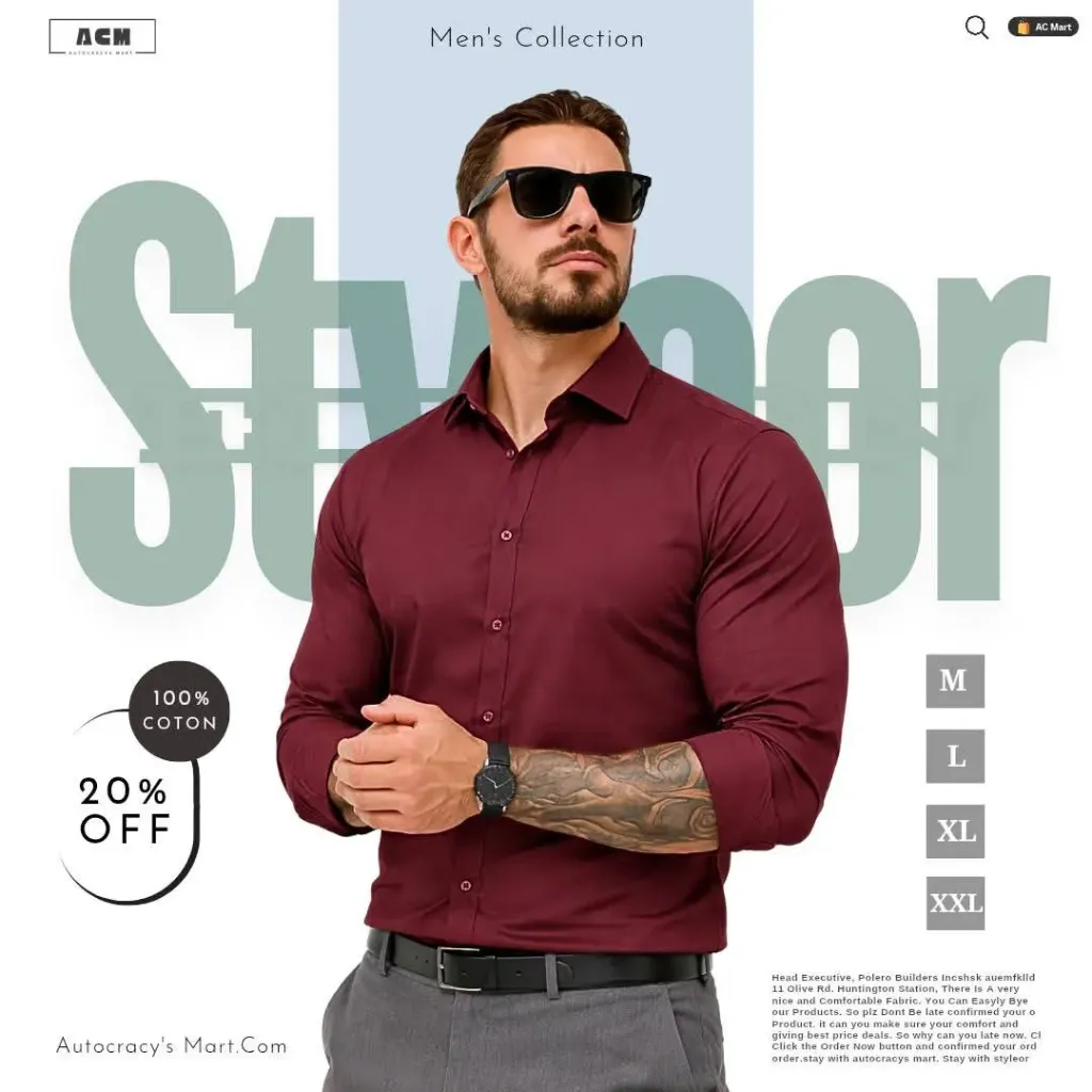 Maroon-Shirt (M)