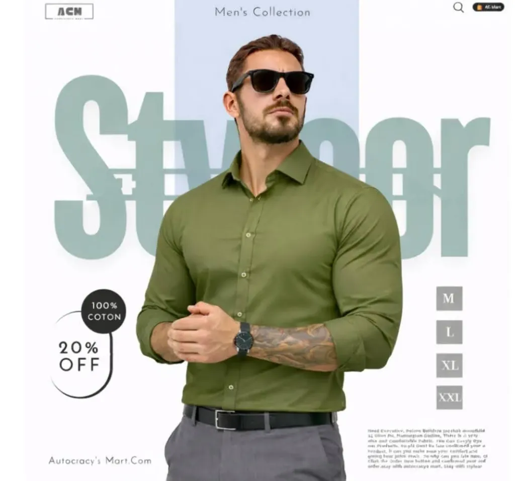Olive-Shirt (M)