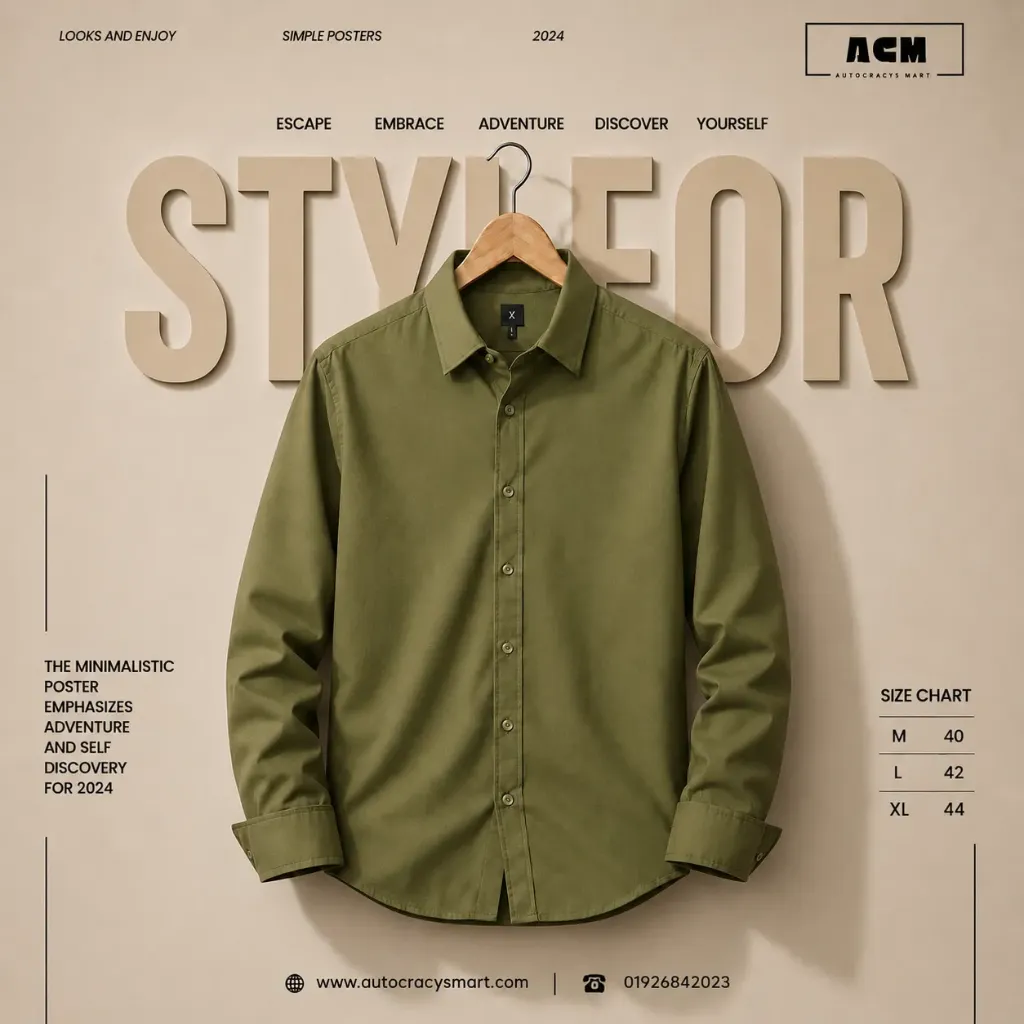 Olive-Shirt (M)