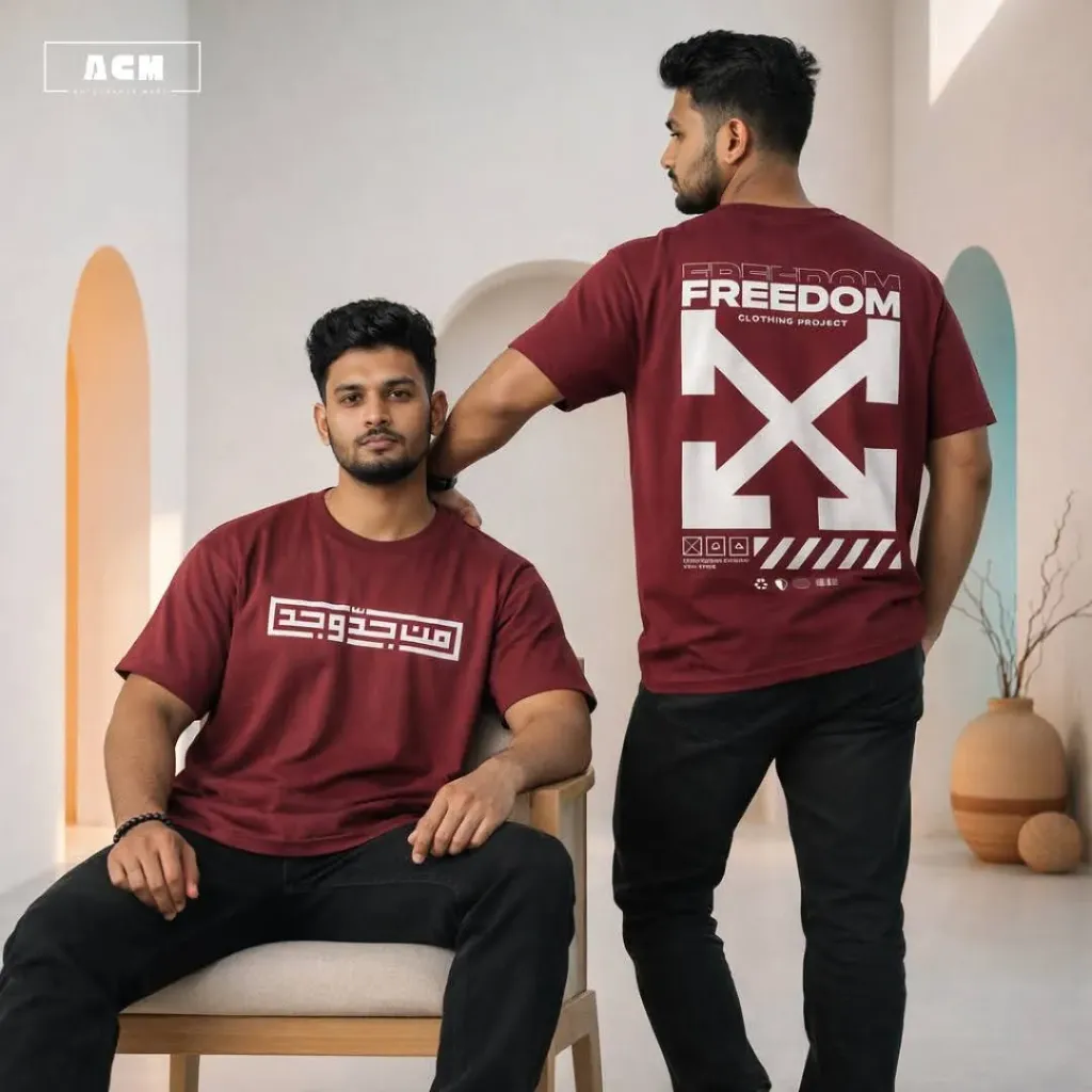 Maroon Drop Shoulder (S-28)