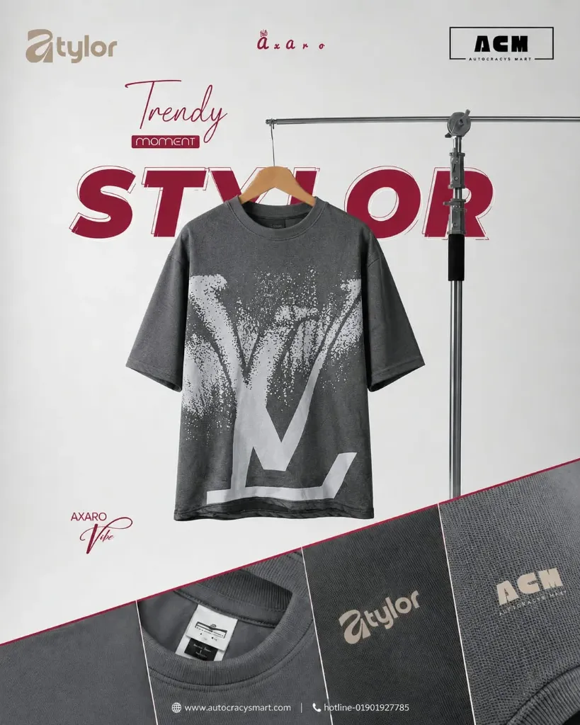 LV Drop Shoulder of Black (M 30-32)